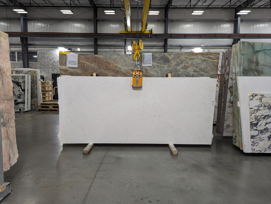  White Sand Marble Slab 3/4 - KM23483#38 -  51x120 VS 