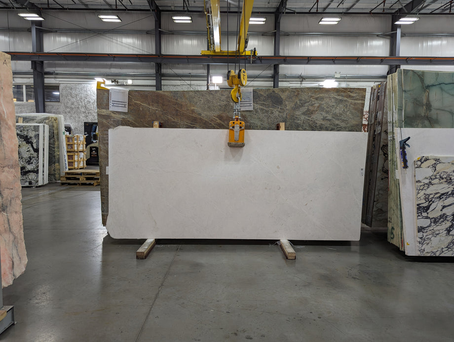  White Sand Marble Slab 3/4 - KM23483#40 -  50x119 VS 