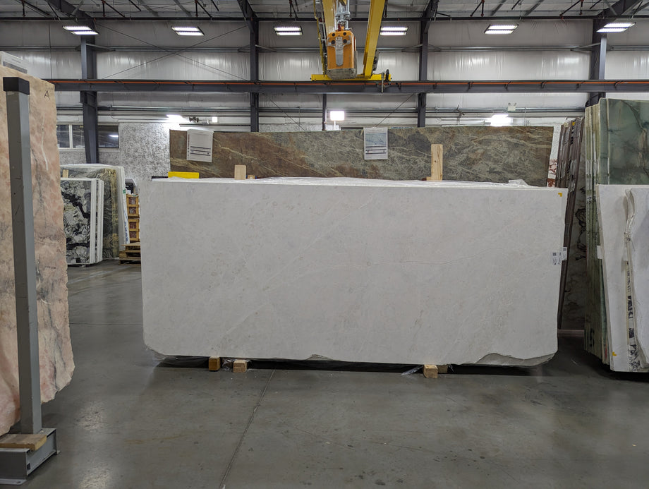  White Sand Marble Slab 3/4 - KM23483#53 -  46x121 VS 
