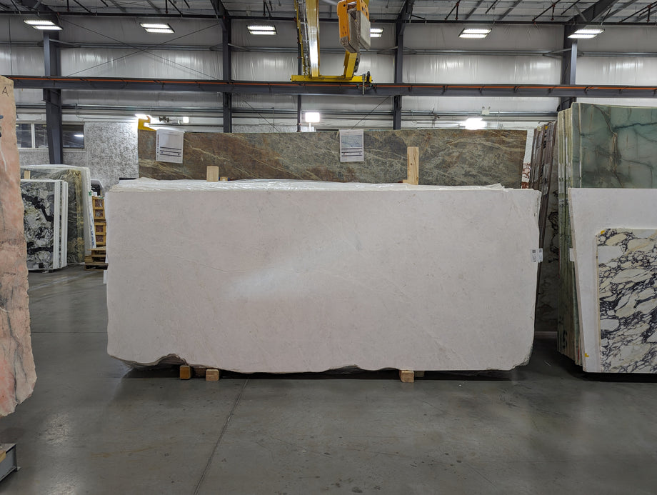  White Sand Marble Slab 3/4 - KM23483#54 -  45x121 VS 