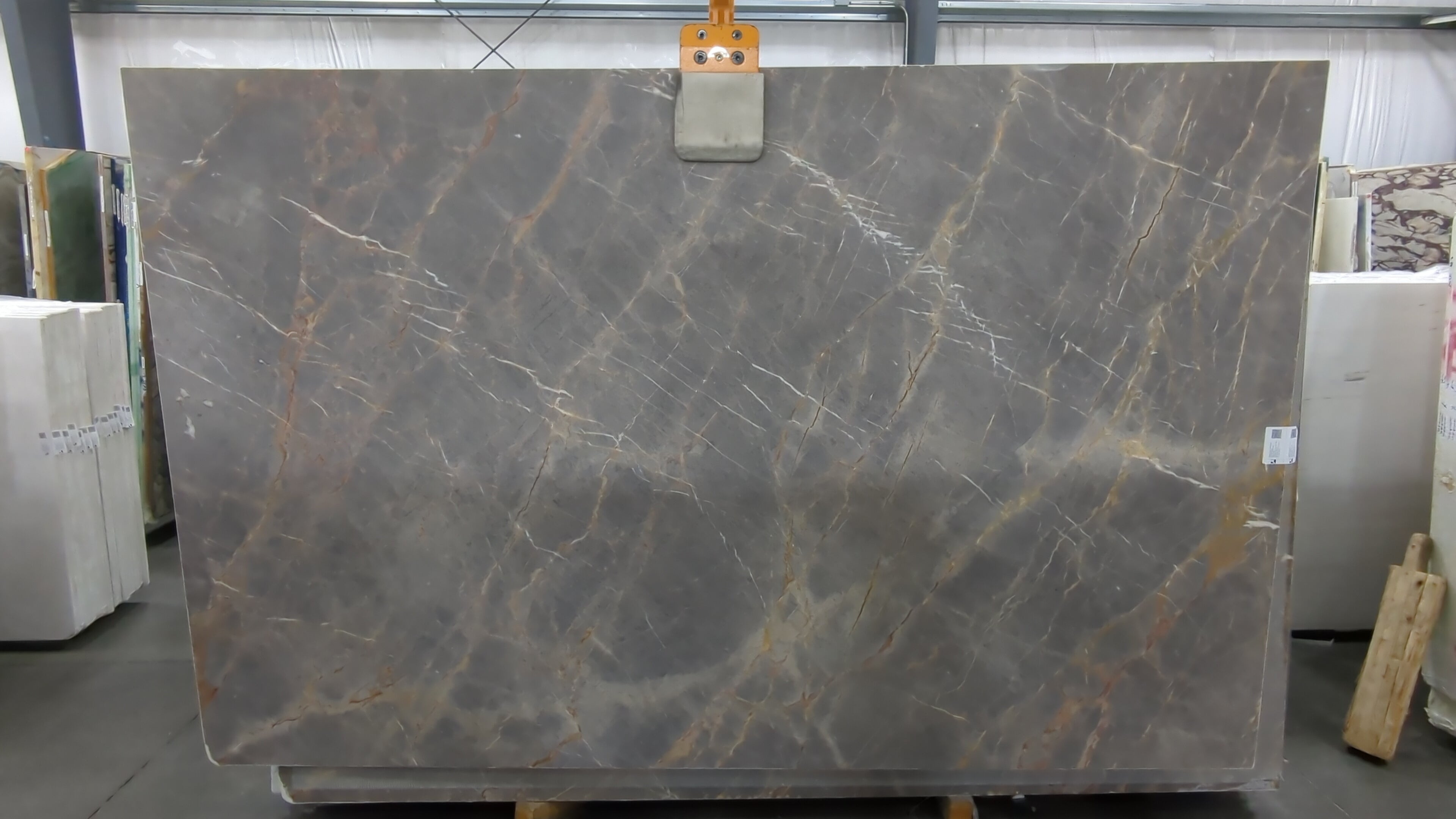  Zibellina%20Marble%20Slab%203/4%22%20%20Honed%20Stone - KM23261#55 -  72X115 VS 