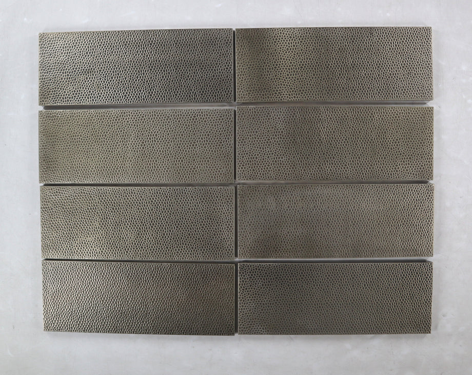  Grand Tour Martello Silver Limestone Decorative Tile 