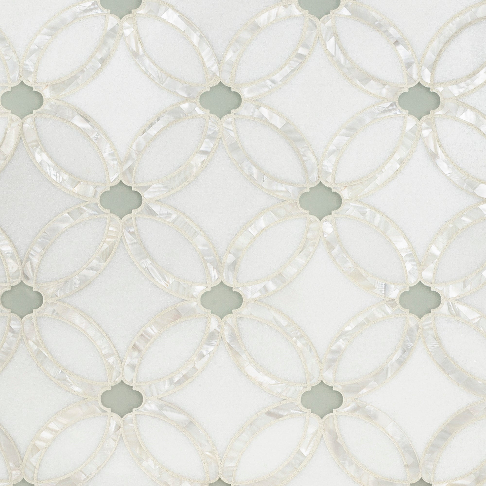 Alicha White Marble Tile waterjet Mosaic from allmarbletile – All Marble  Tiles