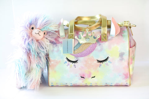 sky unicorn duffle bag