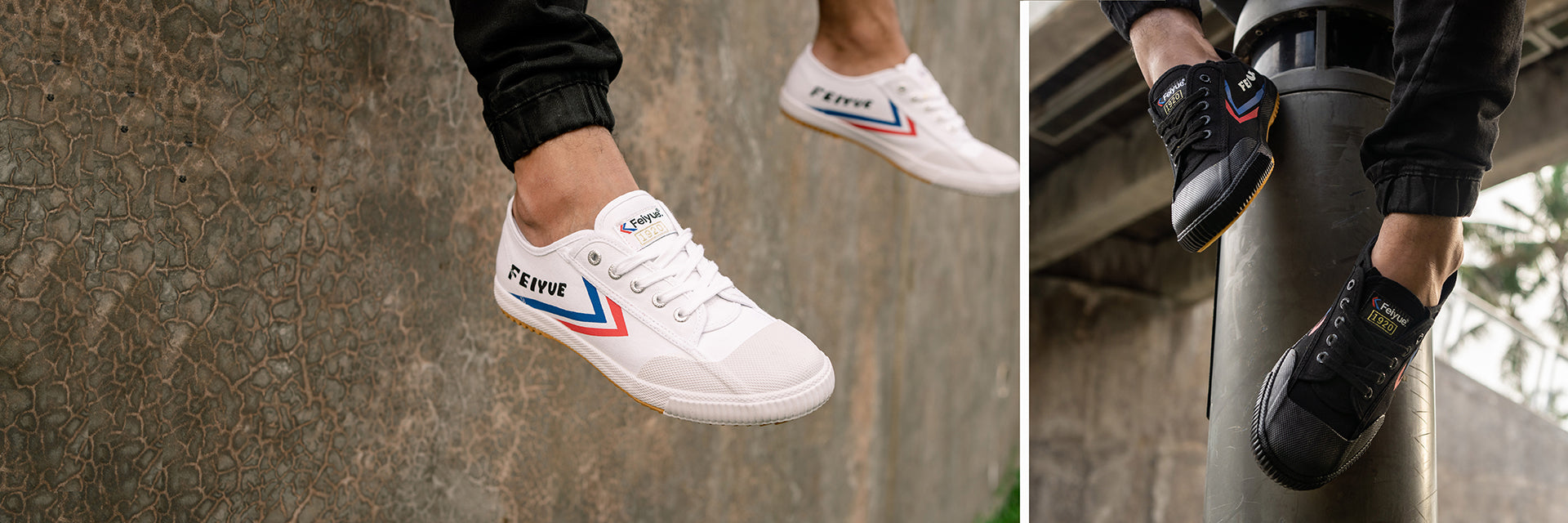 Kung Fu Shoes, Feiyue Kung Fu Shoes, White Parkour Shoes @