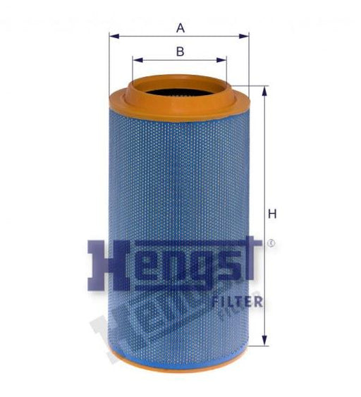 E149L HENGST FILTER 10703310000 Luftfilter 350, 349mm, 198mm