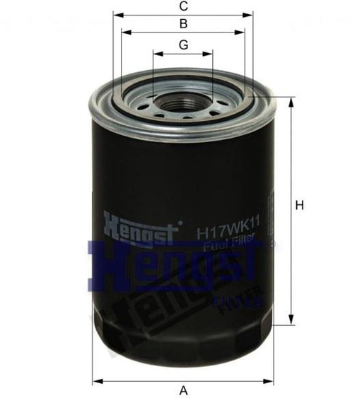 HENGST OIL FILTER-SCANIA(4S) H200W20 — SAJID Auto Online