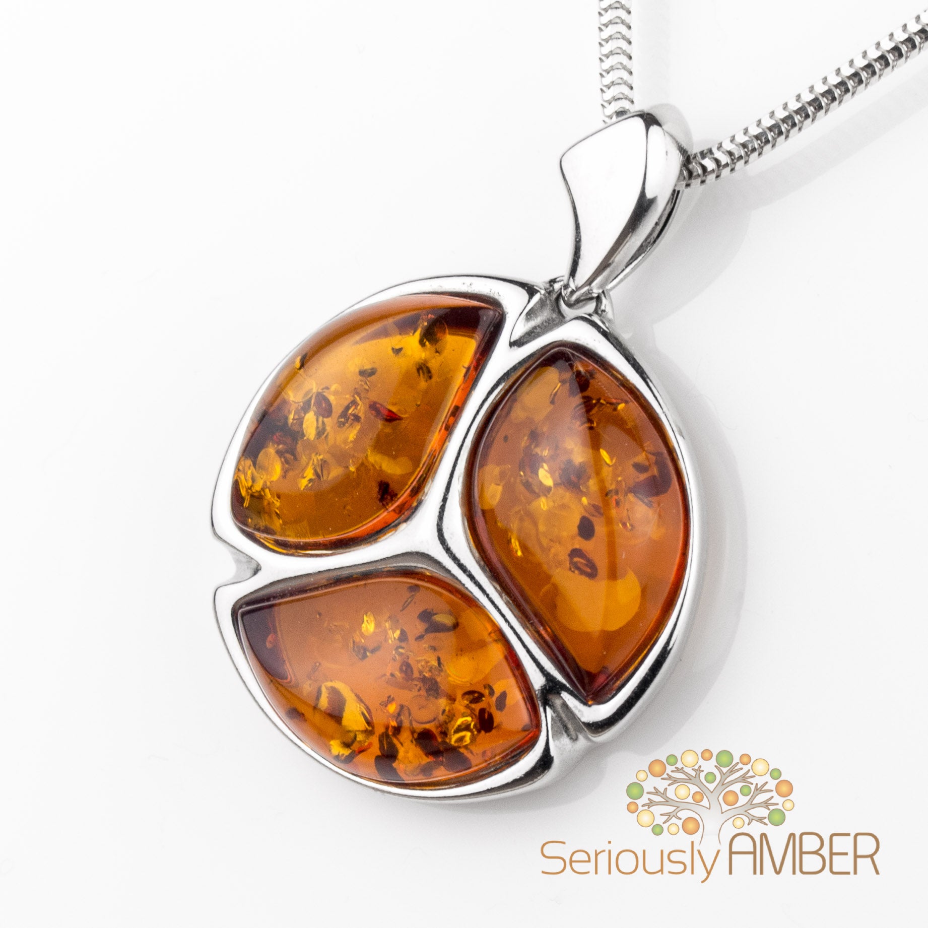 Polish Amber for Sale - Sterling Silver 