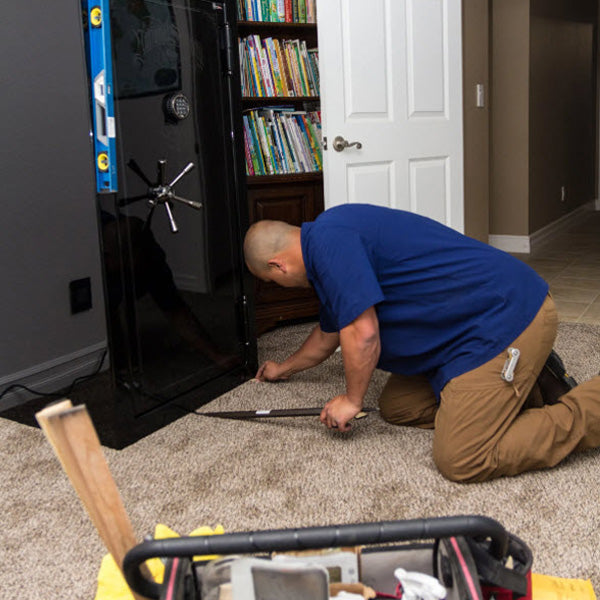 leveling a gun safe