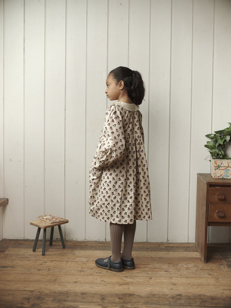 日本人気超絶の 美品 little cotton clothes 花柄ブラウス 6-7y