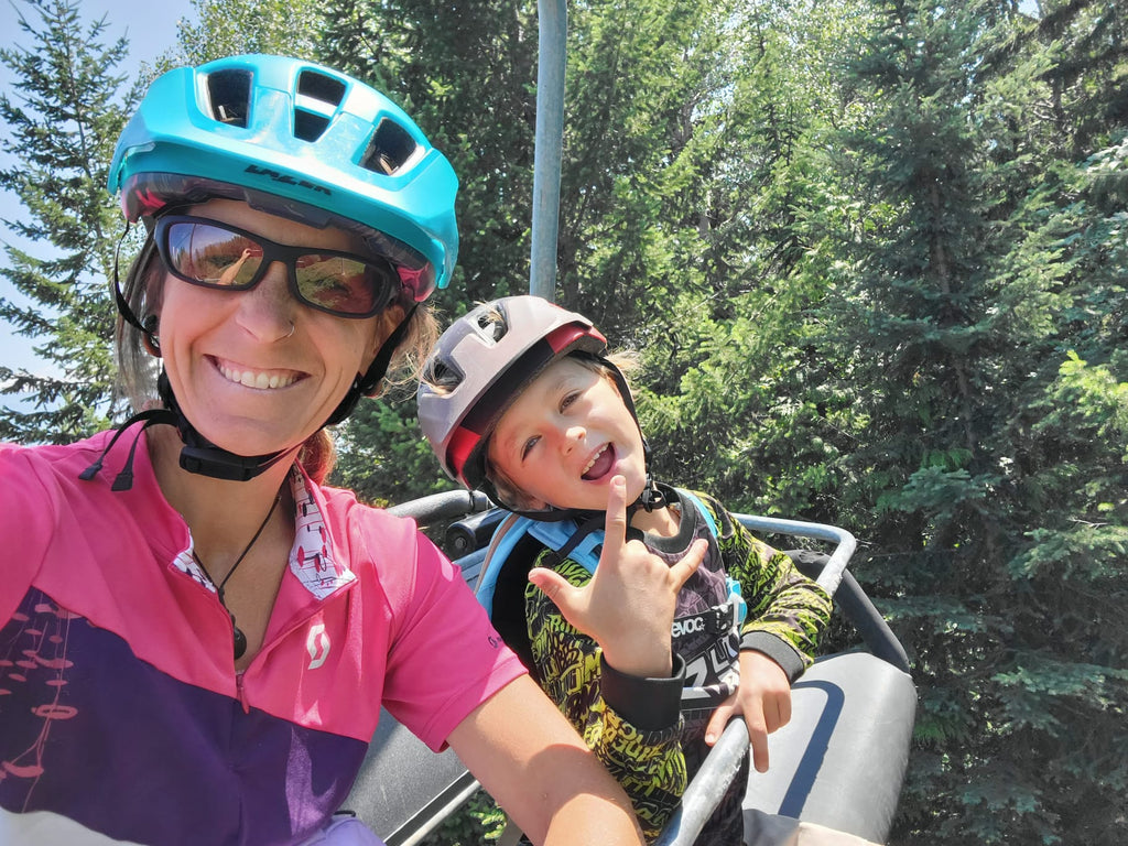 How to mountain bike with your kids Lazer ambassador Erich Leidums