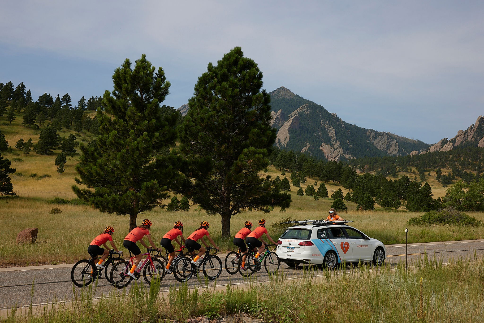 Amy D Foundation Group Ride in CO