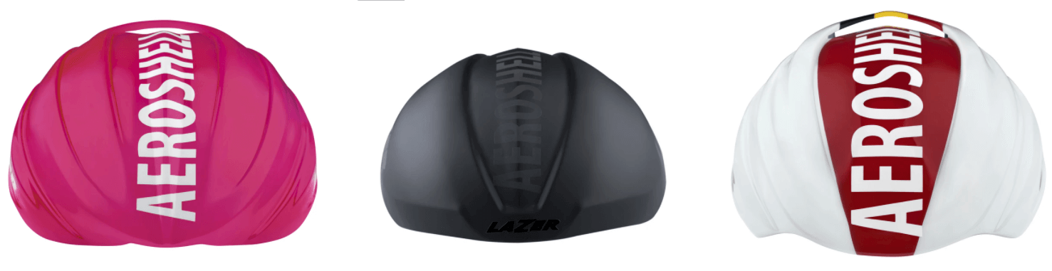 Lazer Helmets Aeroshell's provide aerodynamic improvements to you bike helmet 