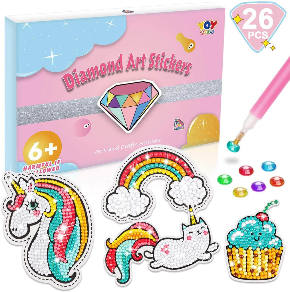 TOY Life 5D Diamond Painting Kits for Kids with Wooden Frame - Diamond Arts  and Crafts for Kids Ages 6-8-10-12 Gem Art Painting Kit - Panda Diamond  Dots Painting Kits for Kids