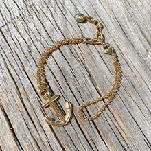 Load image into Gallery viewer, VINGA Anchor Bracelet Gold-plated
