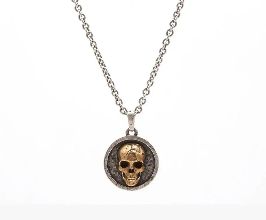 john varvatos skull necklace