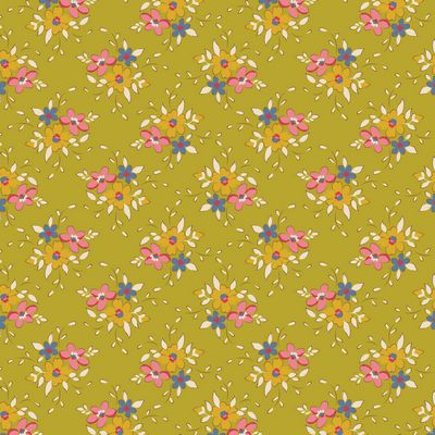 Tilda Creating Memories Frida Lime Fabric