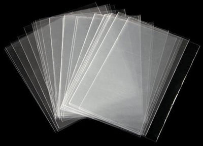 100 BUSTINE TRASPARENTI BUSTE adesive PLASTICA 8 x 5,8 cm CHIUSURA ADESIVA  SACCHETTI - RomaLab