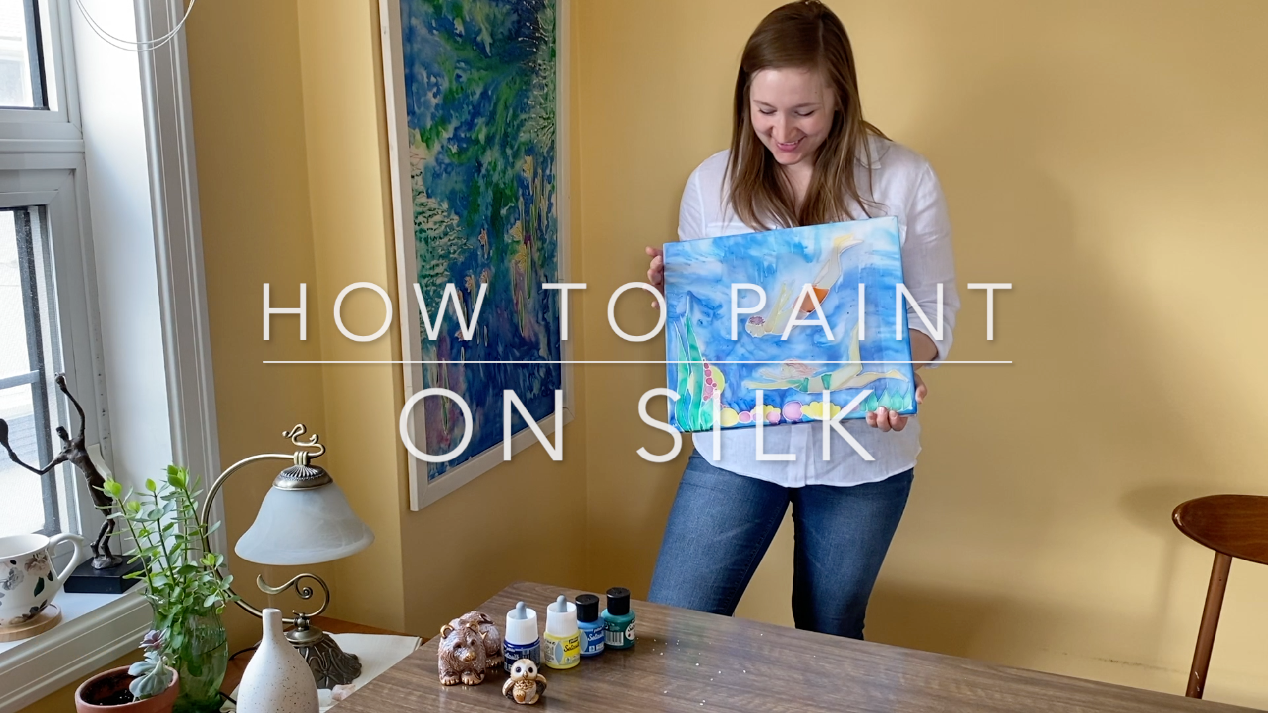 YouTube Tutorial How to Paint on SILK