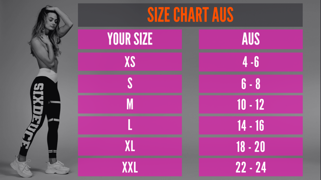 aus size 8 to eu