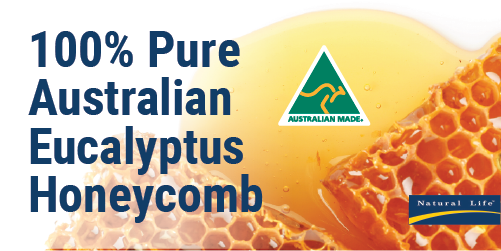 100% pure, raw honey, exactly as you find it in the hive. Bursting with sweetness and nutrients, Natural Life™ Honeycomb is 100% Australian honey, farmed in gorgeous locations in the New South Wales countryside.