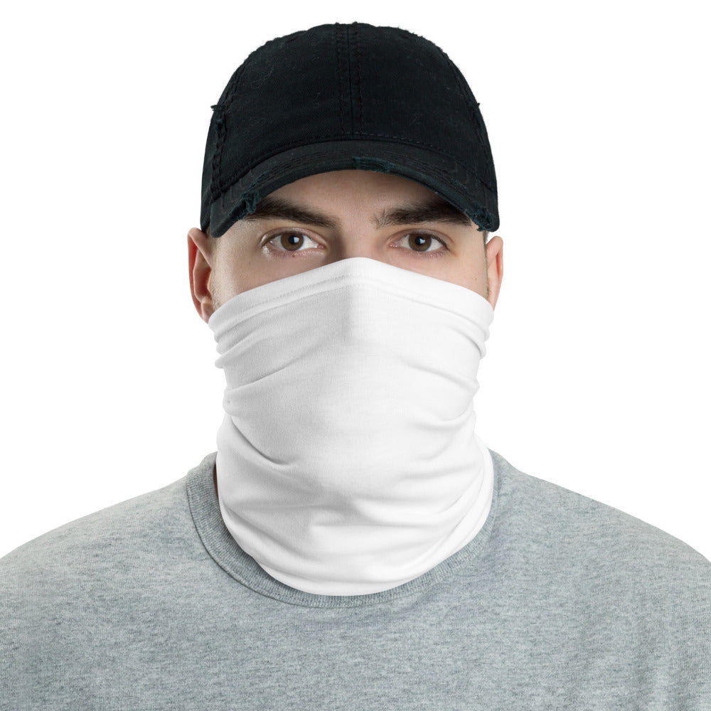 Download White Neck Gaiter Animal Spandex PSD Mockup Templates