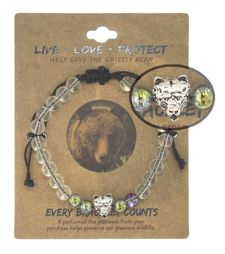 Bear Chain Bracelet – citrine