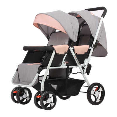 folding double stroller