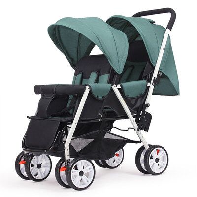 folding double stroller