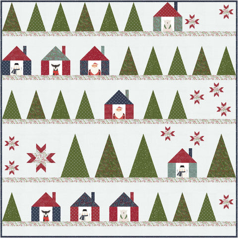 winter retreat quilt pattern