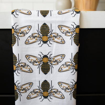 Honey Bee Tea Towel