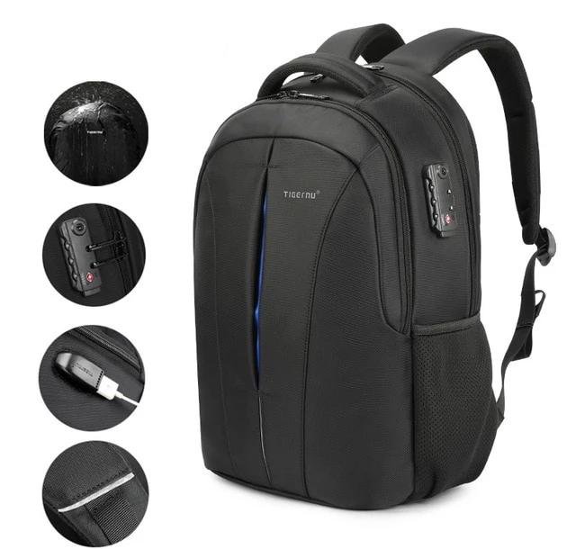 waterproof anti theft backpack