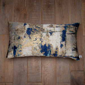 Weathered Blue 22" x 12" Lumbar Pillow