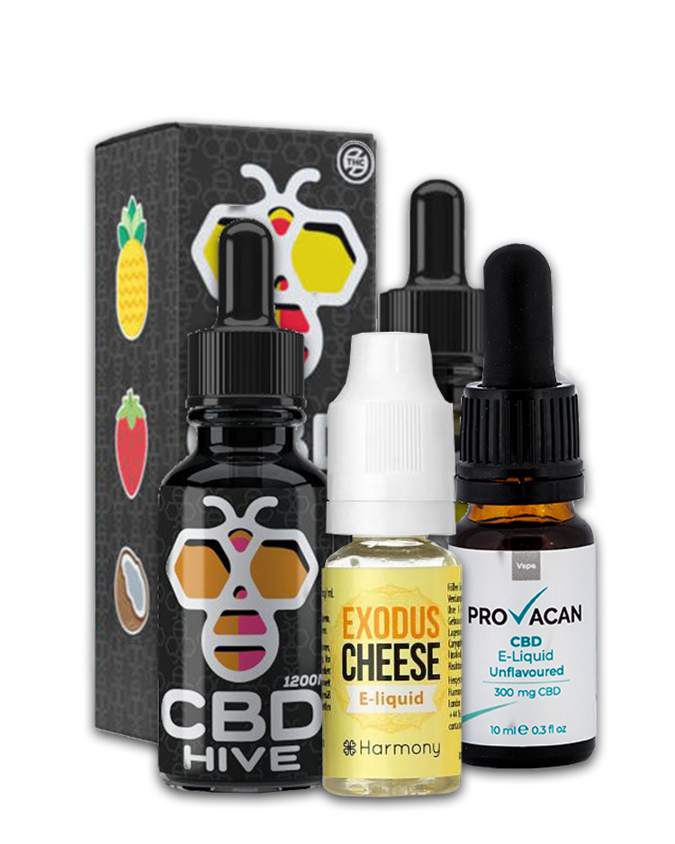 CBD E-liquid comes in multiple forms, the most known and used are Full Spectrum and Isolate. - Full Spectrum CBD is a hemp extract that contains all-natural compounds of the plant, such as terpenes, flavonoids and other cannabinoids. Full Spectrum combines the cannabinoids which is known as the entourage effect, this enhances the overall effectiveness of the product.   - Isolate CBD uses a CO2 extraction process which extracts from the plant 99.9% pure CBD with 0% THC.