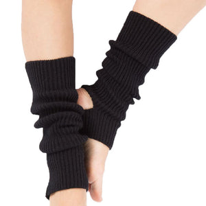 open heel leg warmers