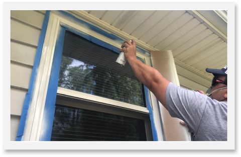 freshen up window sills and gutters with exterior spray paint with tom rando