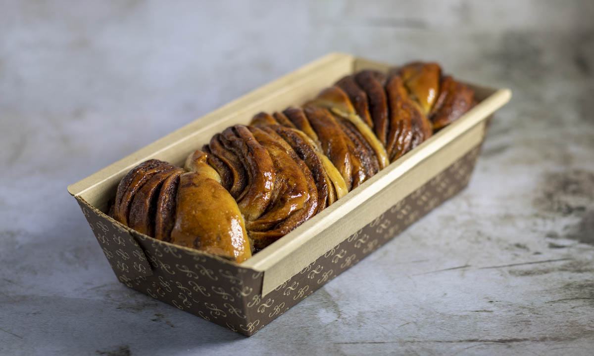 Yeasted Coffee Cake in a Loaf Pan - Dessert for Two