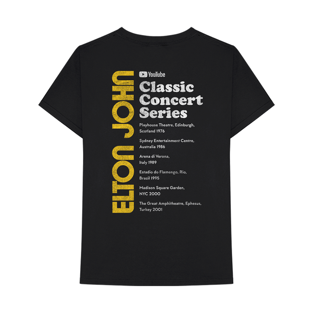 Classic Concert Series TShirt Elton John Official Store