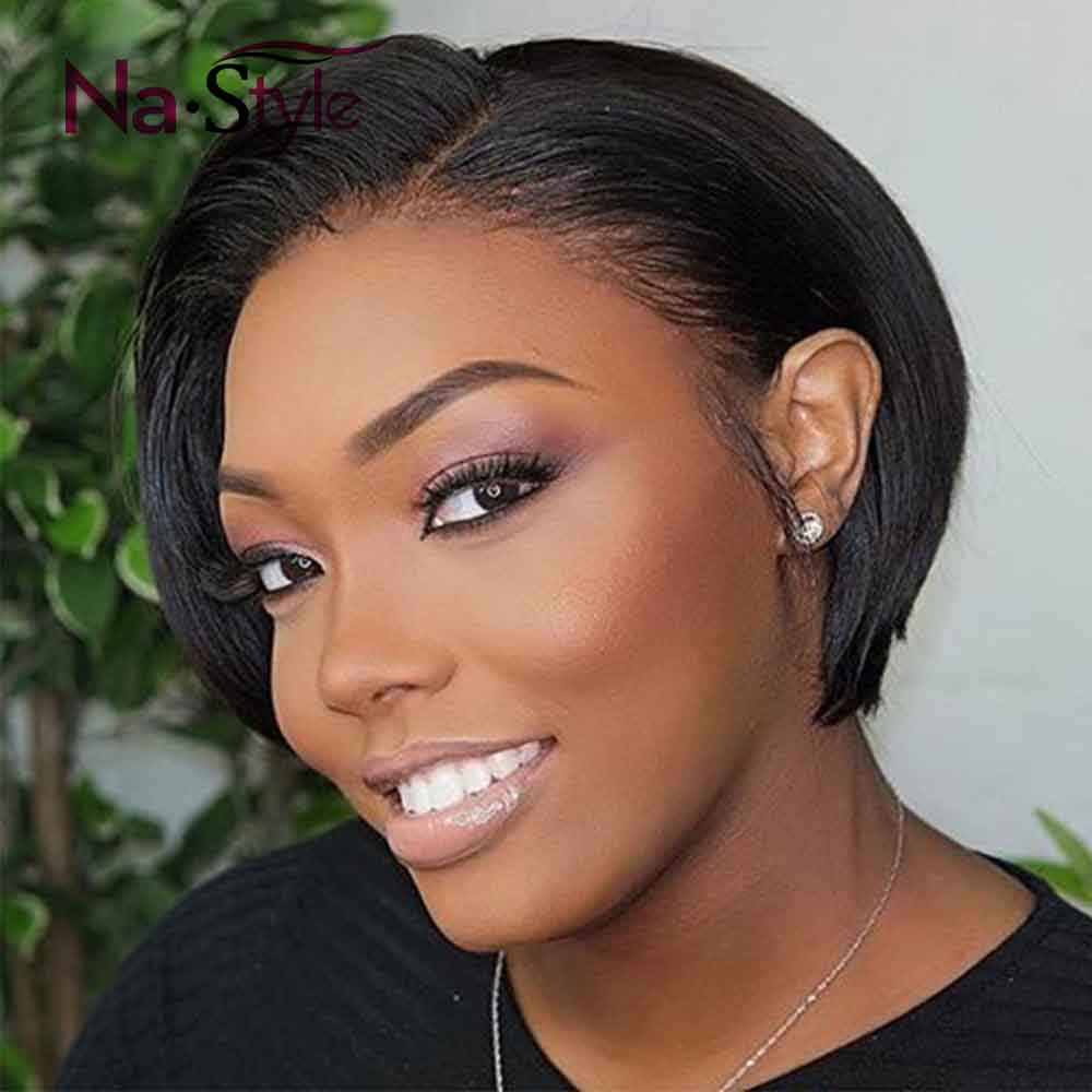 lace front blunt cut wig