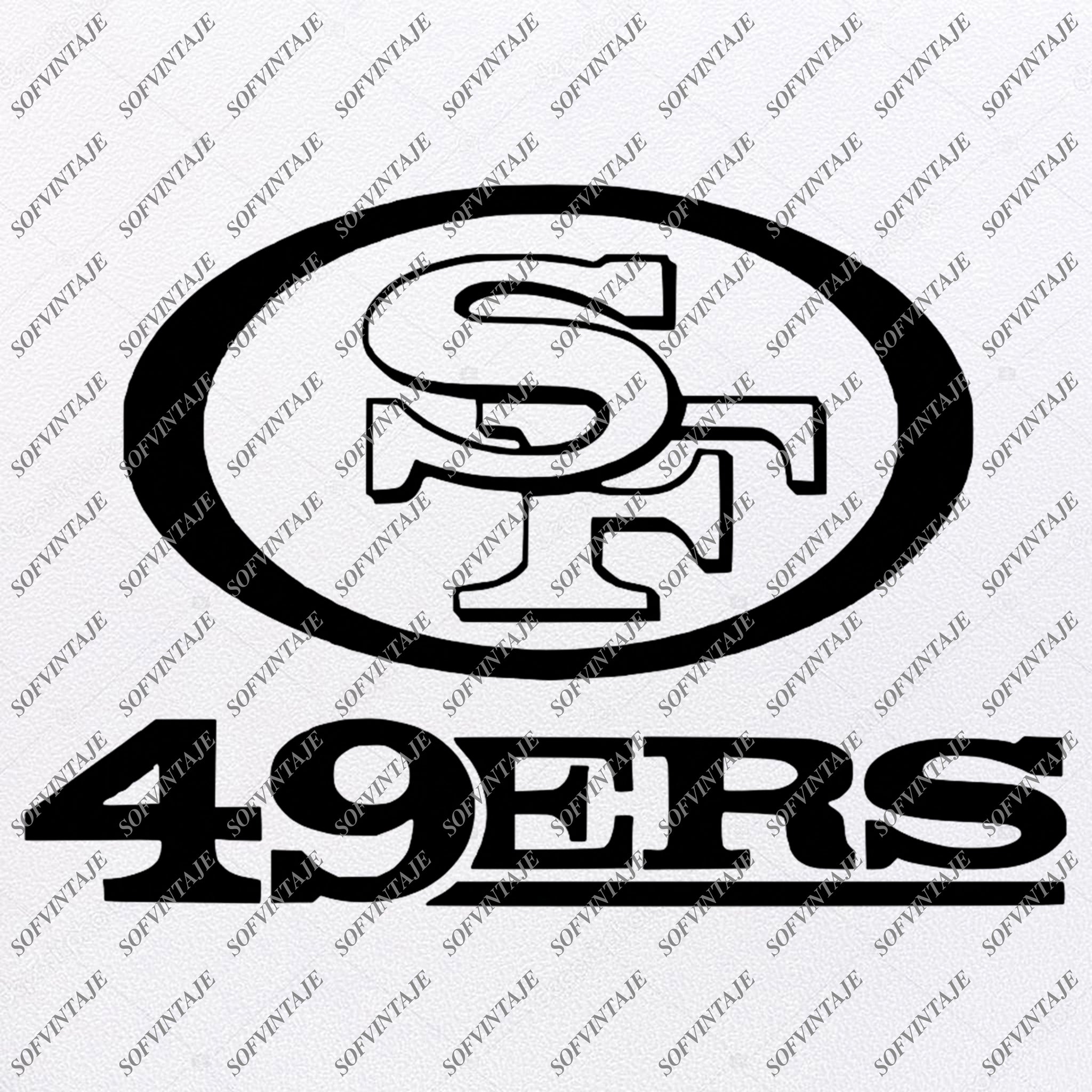 49ers Football Logo Svg