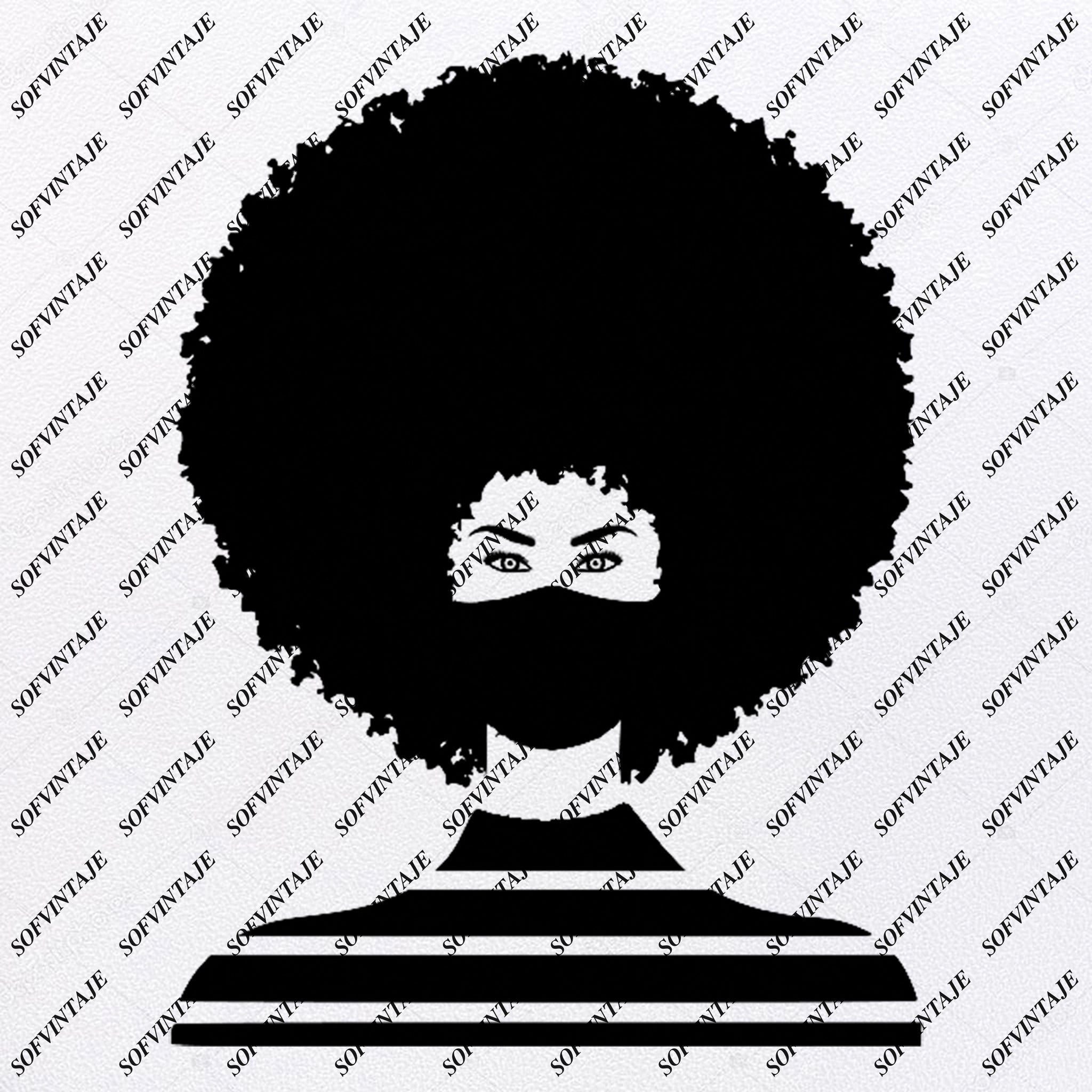 Download African American Girl Silhouette Svg Files African Girl Png Blac Sofvintaje