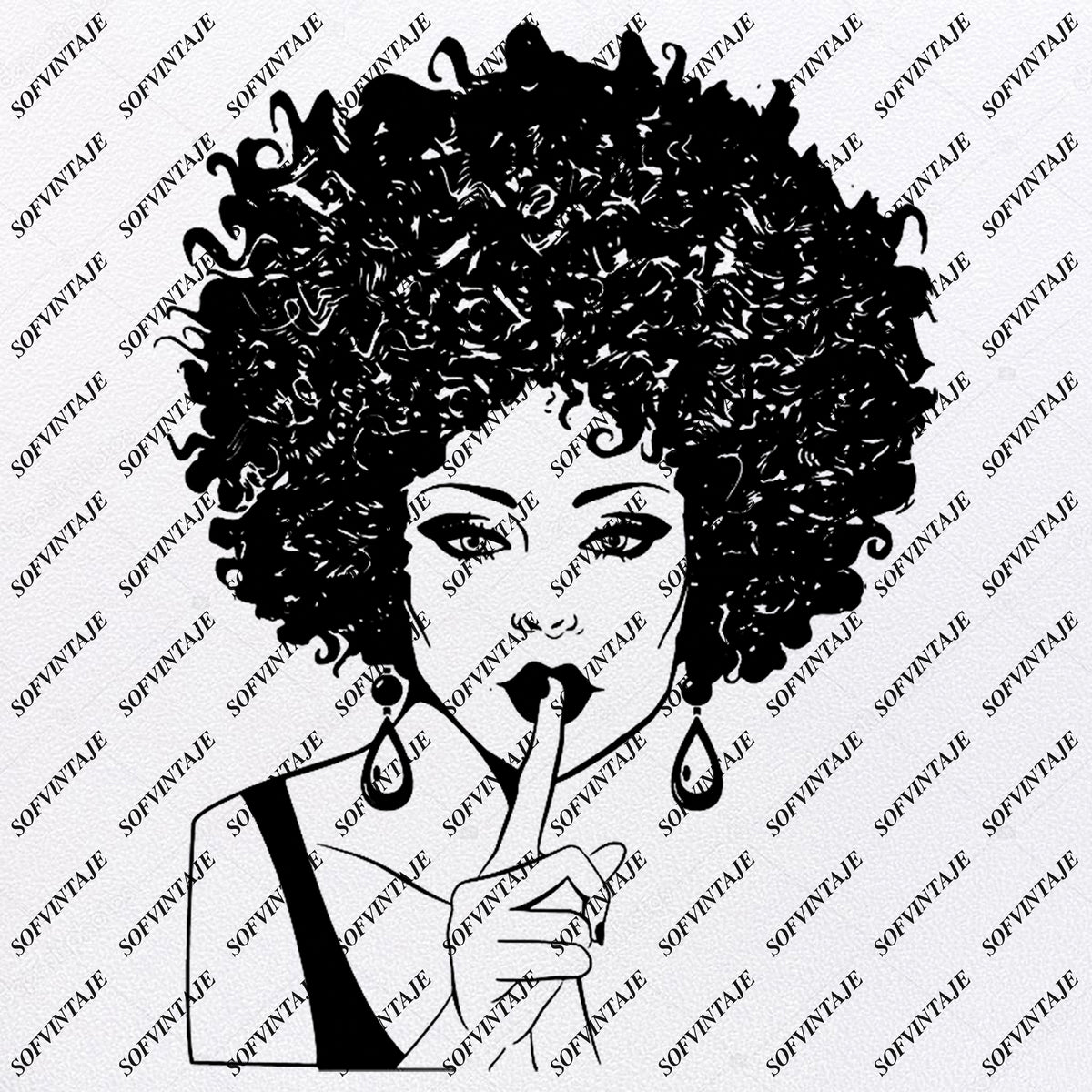 Free Free 59 Black Woman Silhouette Downloadable Free African American Svg Files SVG PNG EPS DXF File