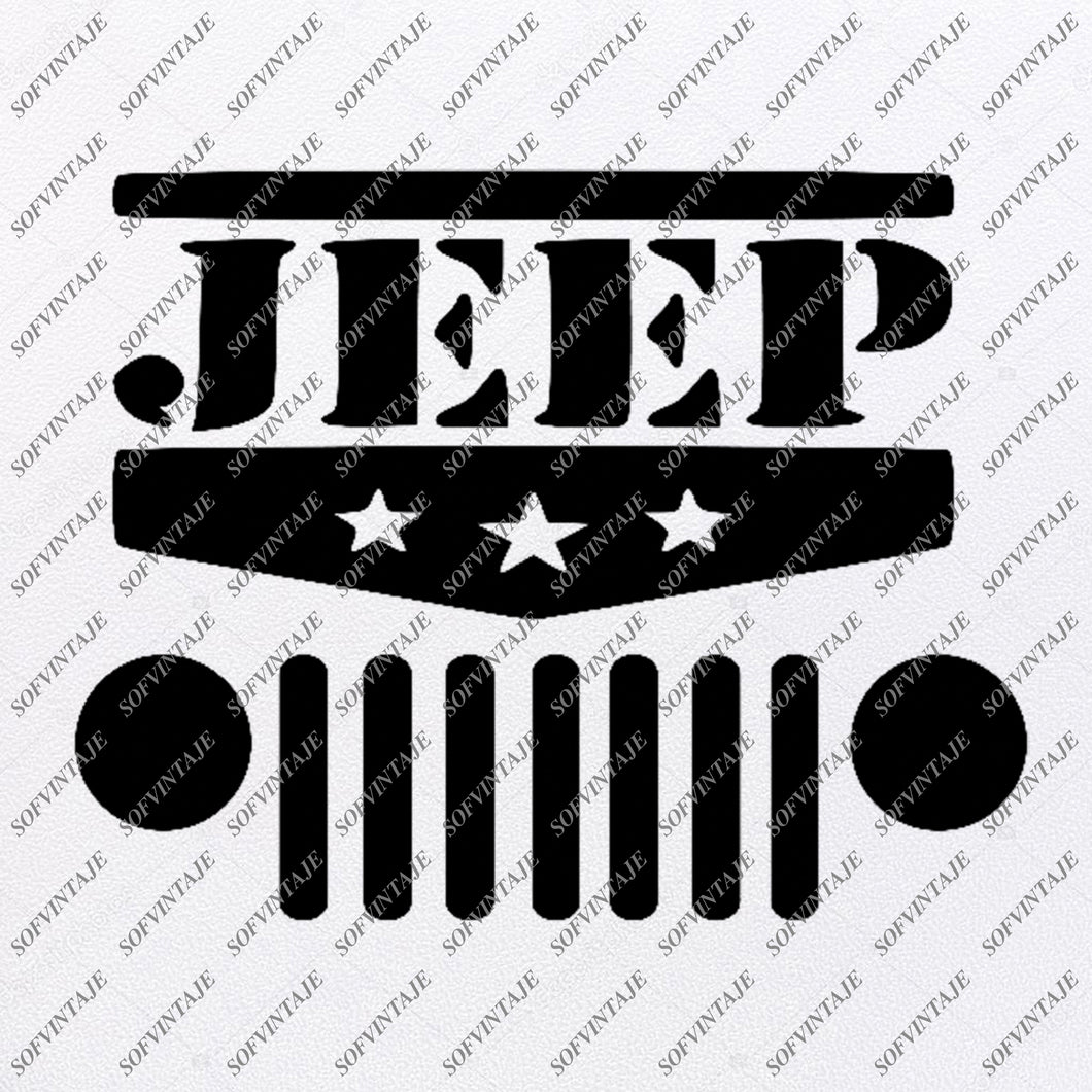 Download American Jeep Svg Files -American Terrain Svg Design - Original Design - SOFVINTAJE