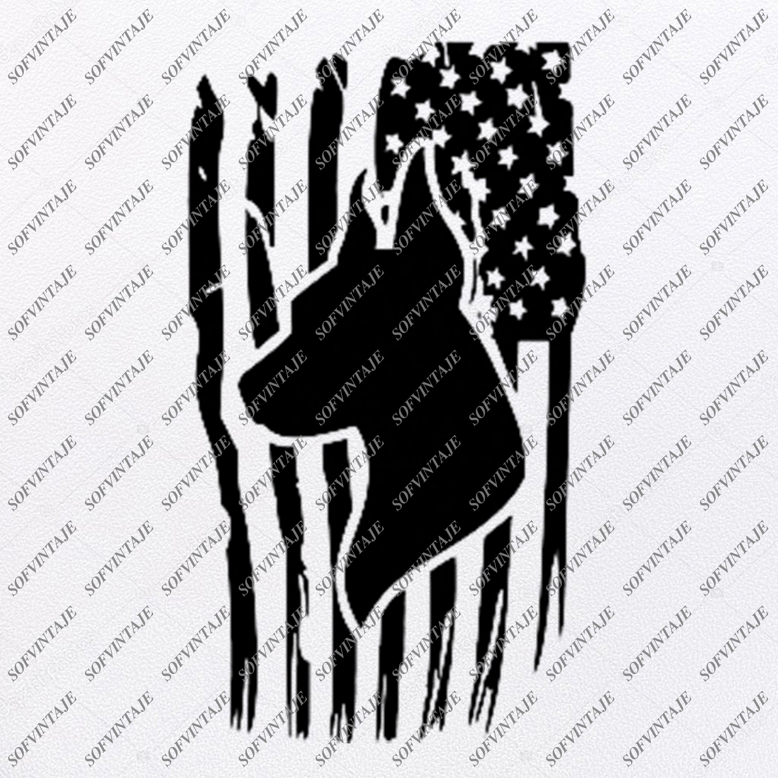 Download American Flag Doberman Svg File Country Usa Original Design Usa Flag C Sofvintaje