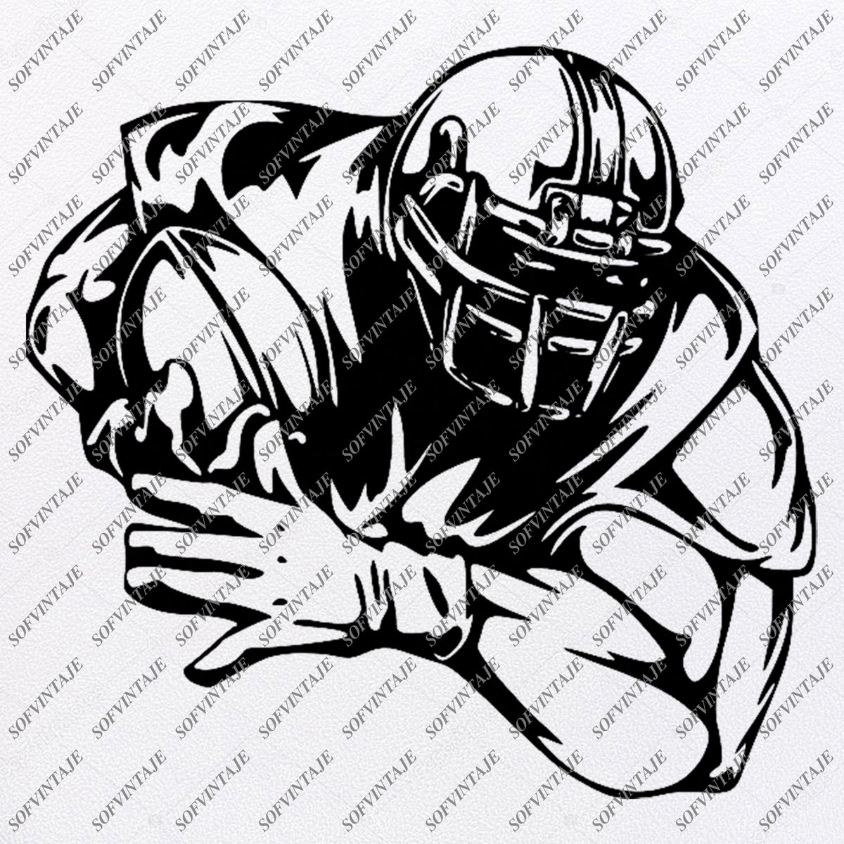 Download American Football Svg File - Football Player Svg ...