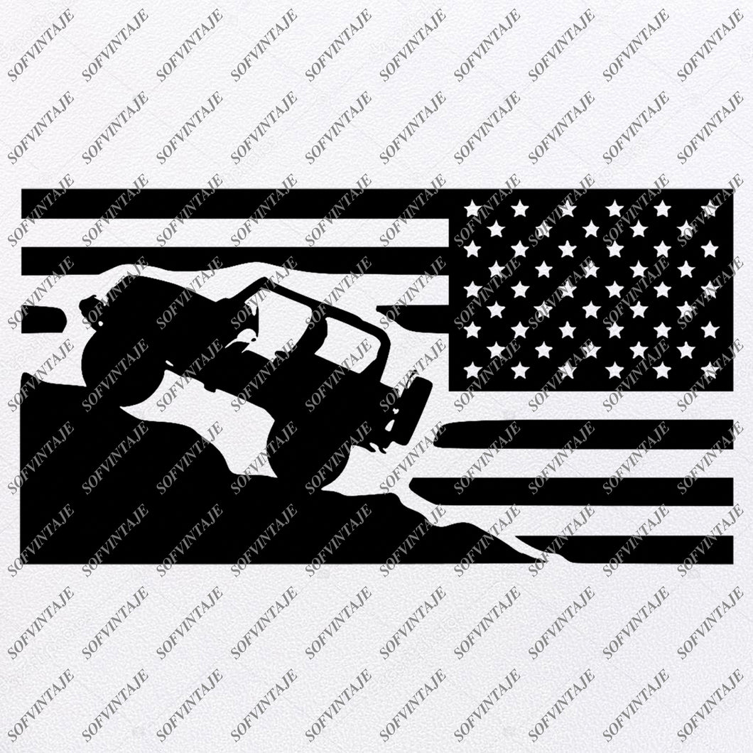 Download American Jeep Svg Files - USA Flag Svg Design - Original ...