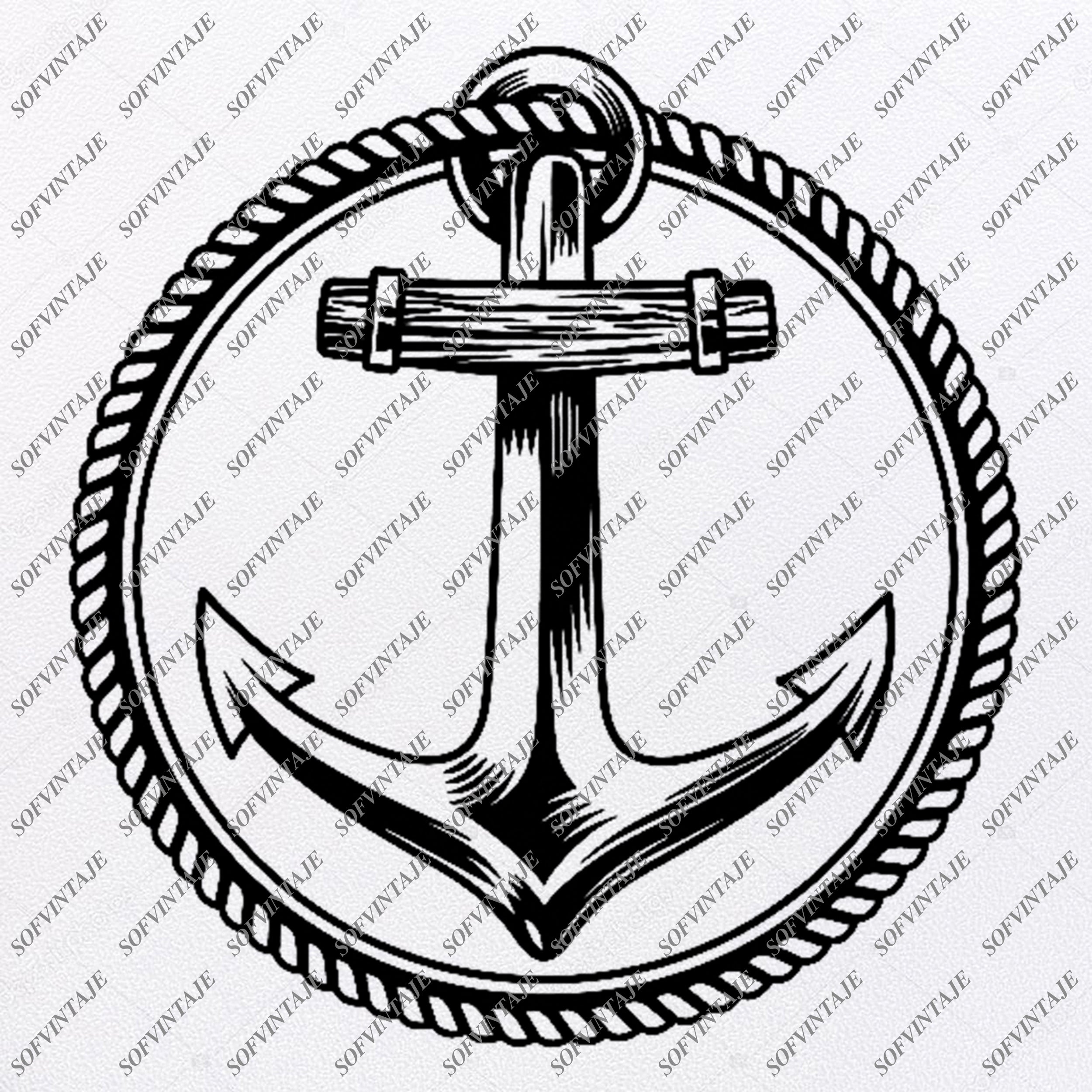 Download Anchor Svg File Anchor Design Svg Anchor Image Svg Anchor Clipart Anchor Files For Cricut Anchor Cut Files For Silhouette Anchor Png Eps Dxf Clip Art Art Collectibles