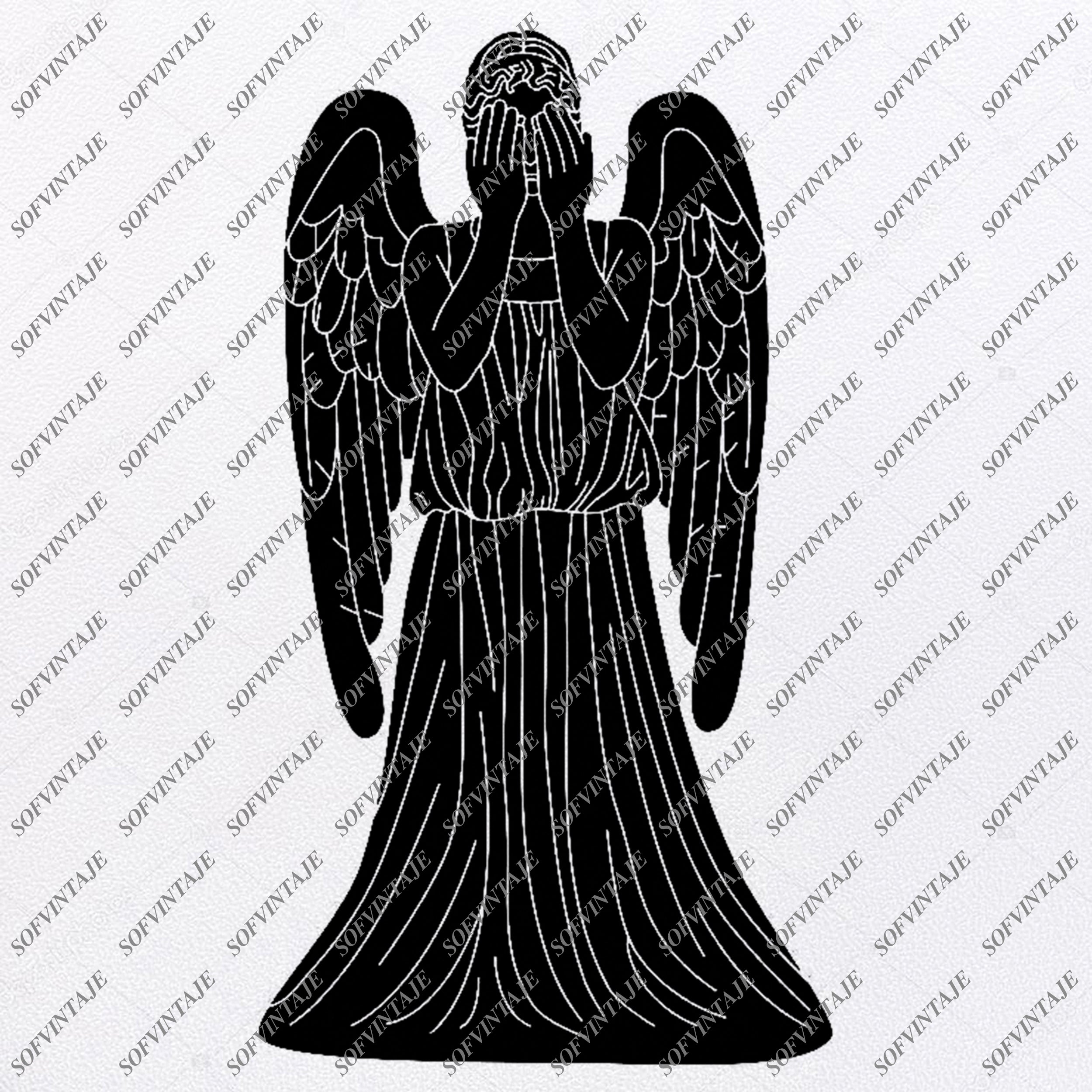 Download Angel Girl With Wings Svg File Girl Angel Svg Clipart Wings Of Lov Sofvintaje