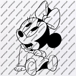 Download Baby Minnie Mause Disney Svg File Minnie Mause Svg Baby Minnie M Sofvintaje