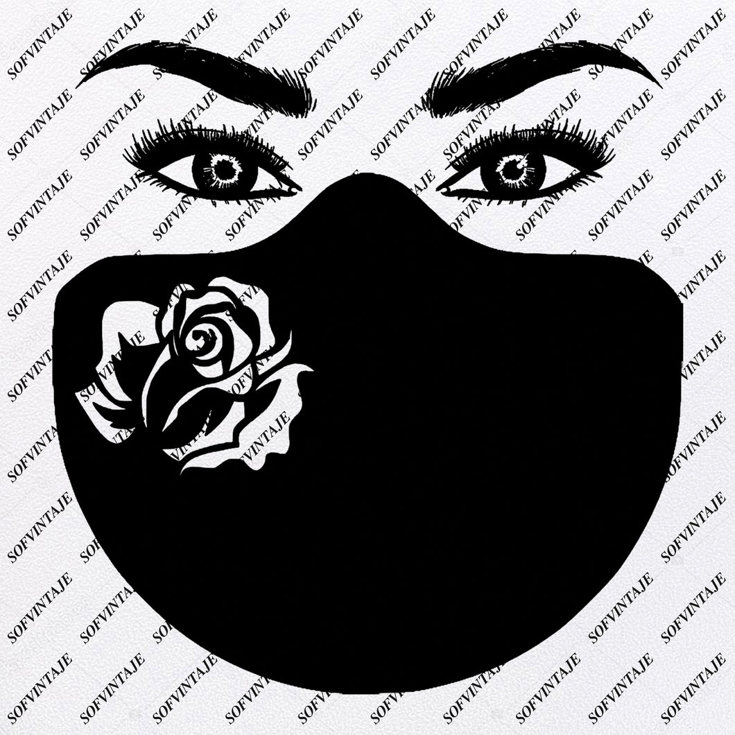 Download Beautiful Lady Beautiful Girl Svg File Face Mask Original Svg Desi Sofvintaje